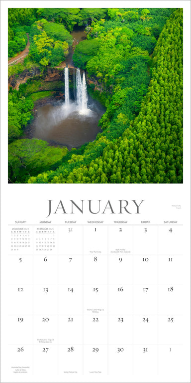 Hawai'i Dreaming 2025 Wall Calendar    