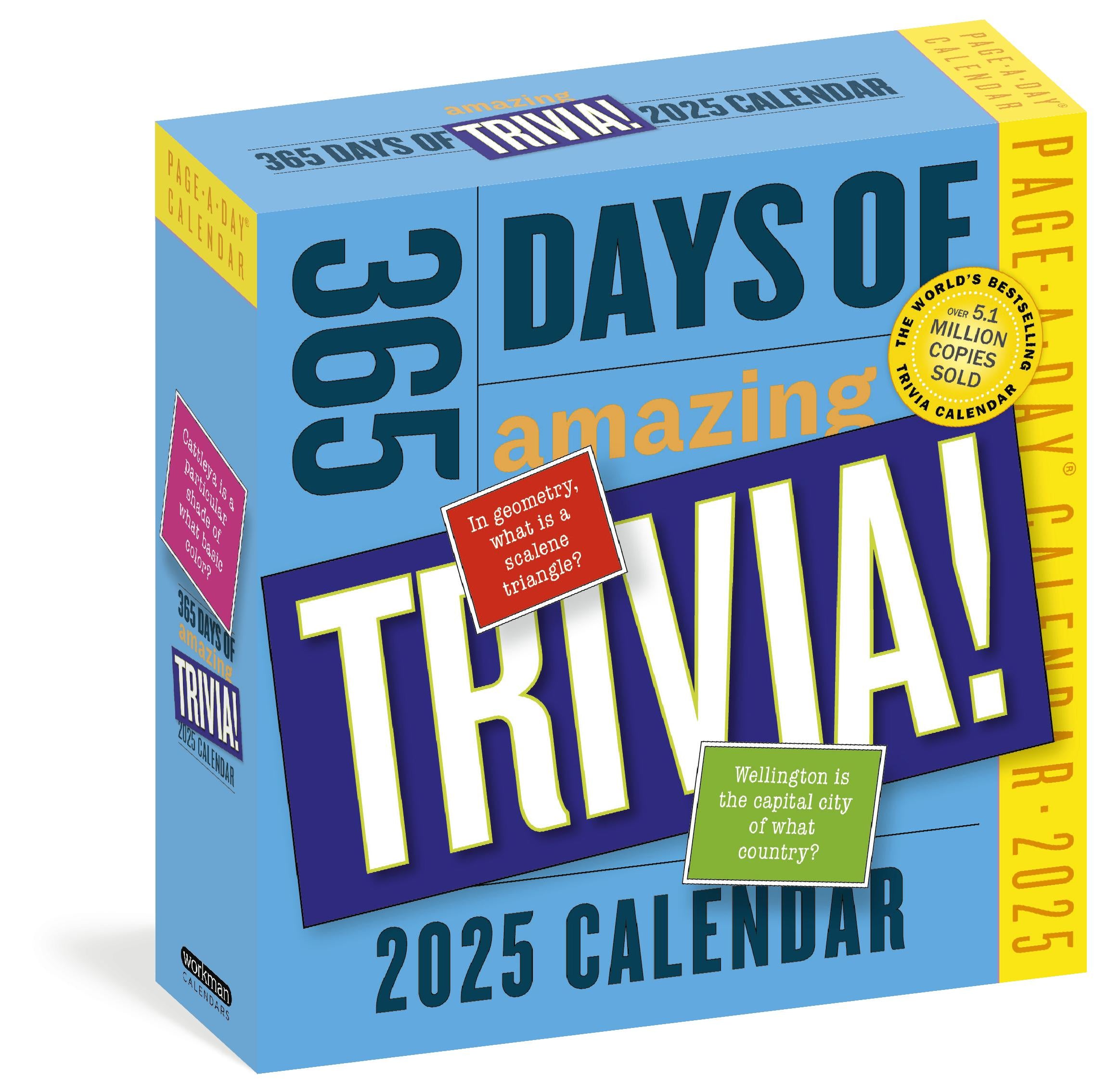 365 Days of Amazing Trivia 2025 Page A Day Calendar    