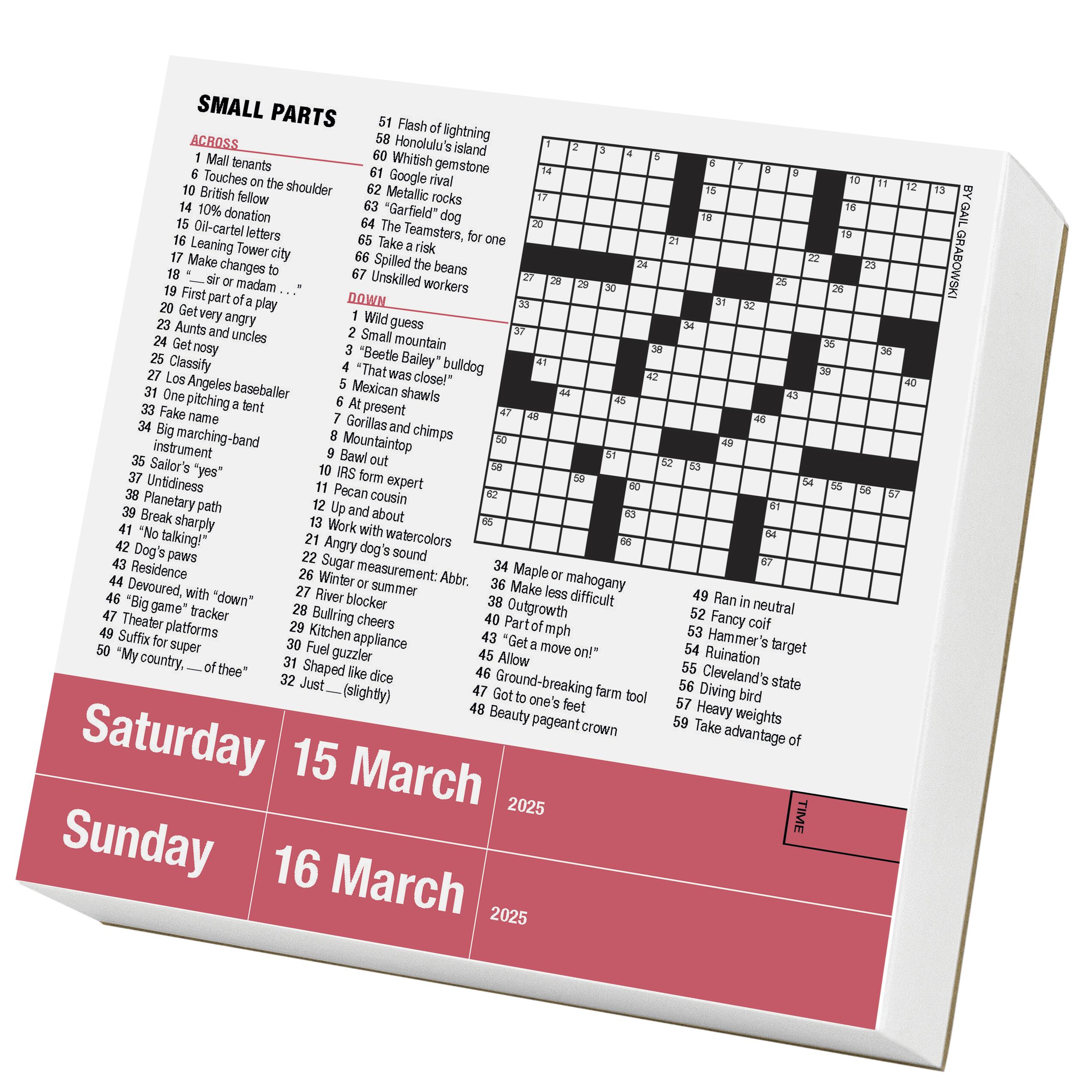 crossword page