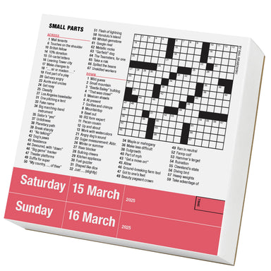 10-Minute Crossword Puzzles an Official Mensa 2025 Page A Day Calendar    