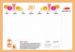 The Kitchen Companion 2025 Magnetic Page A Week Calendar    