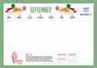 The Kitchen Companion 2025 Magnetic Page A Week Calendar    