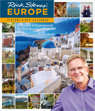 Rick Steves' Europe Picture A Day 2025 Wall Calendar    