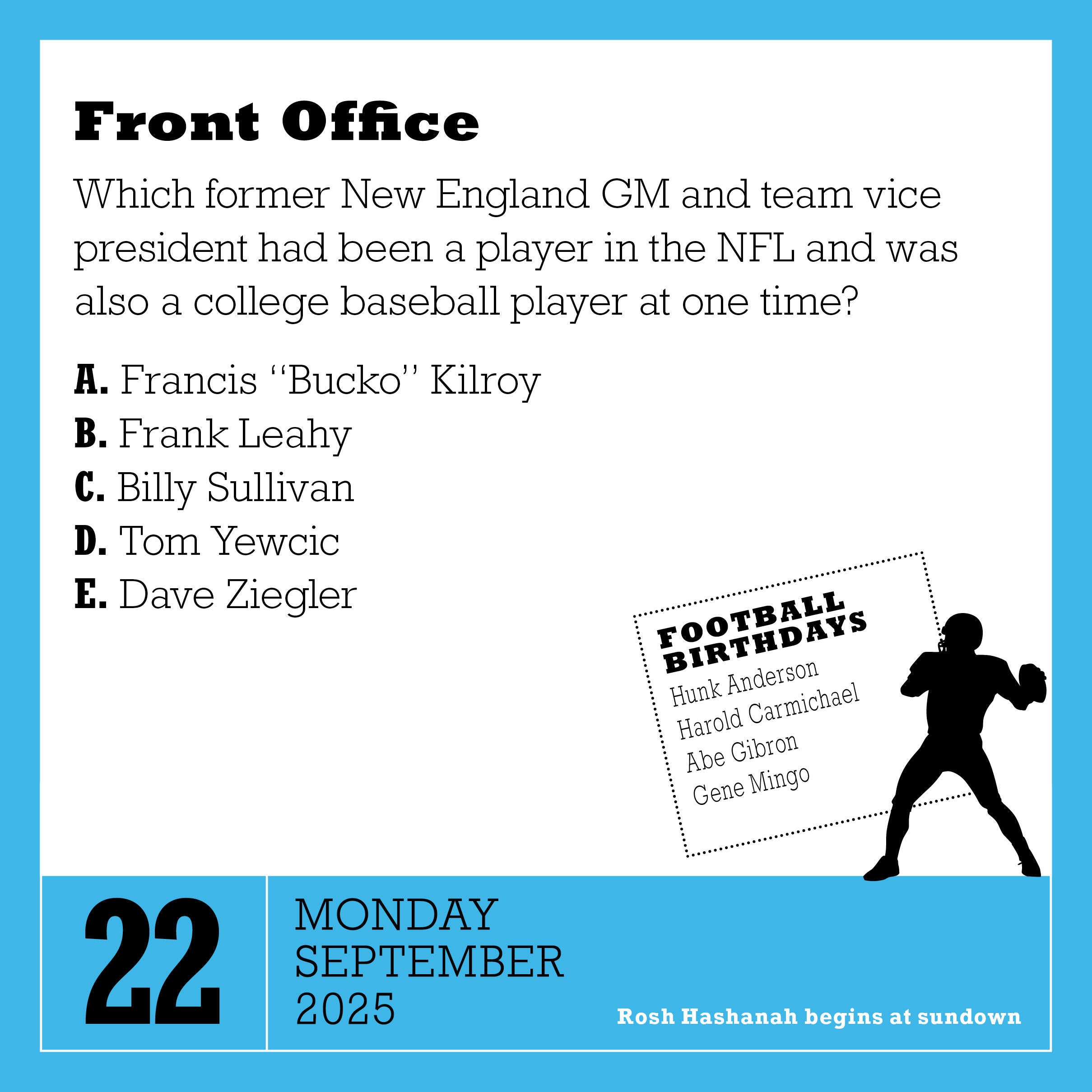 A Year of Football Trivia 2025 Page A Day Calendar    