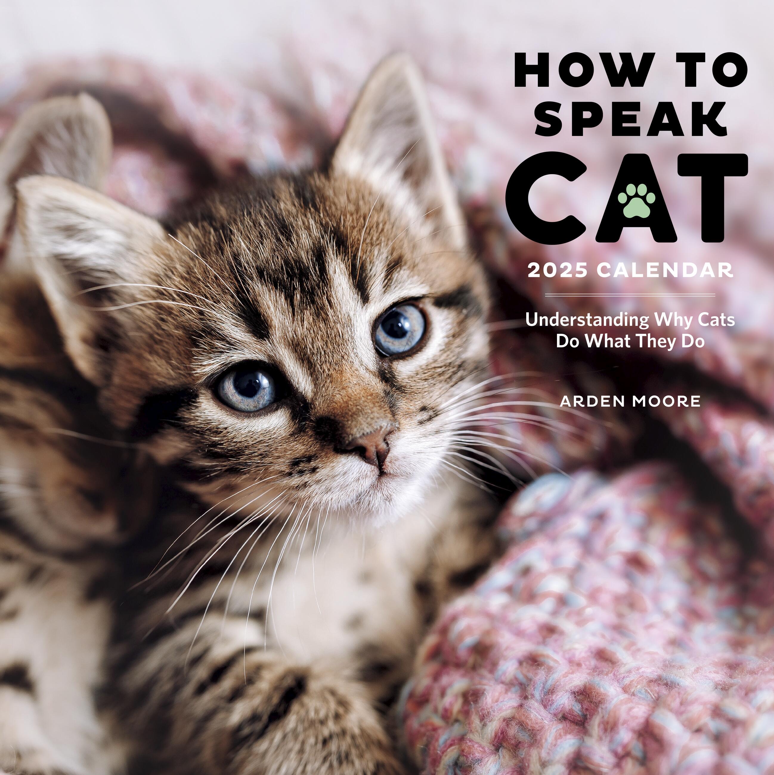 How To Speak Cat 2025 Wall Calendar    