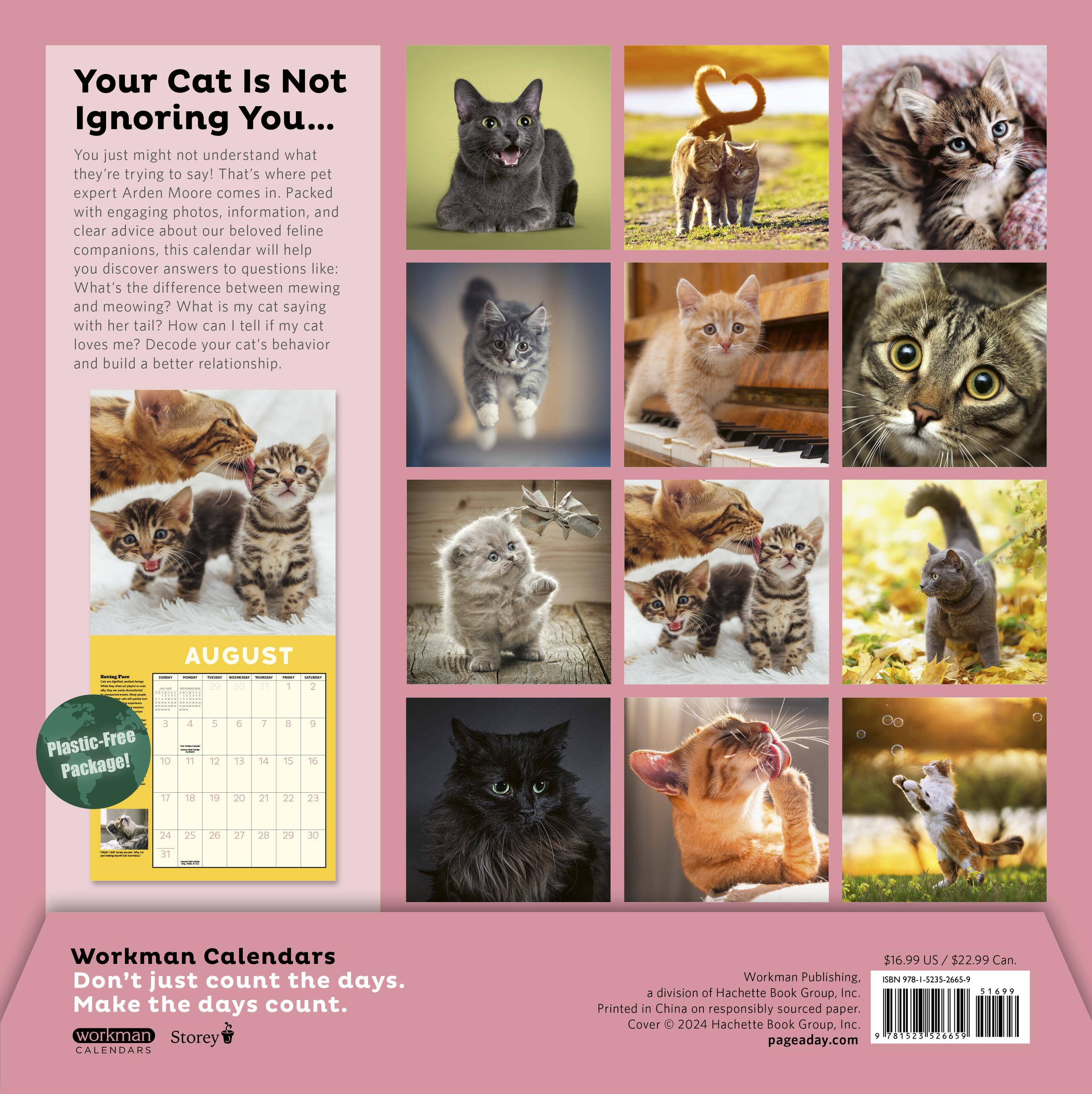 How To Speak Cat 2025 Wall Calendar    