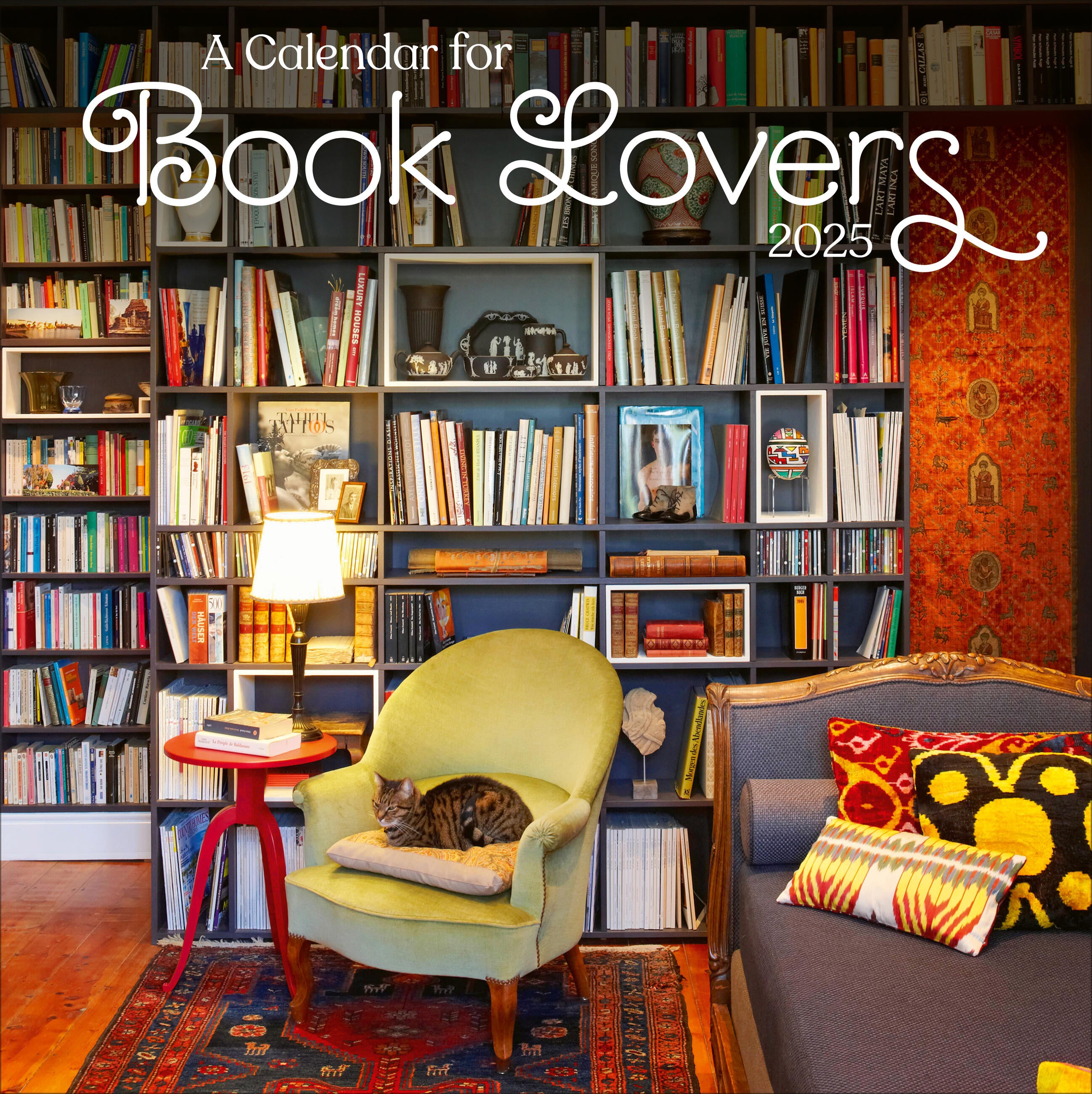 A Calendar for Book Lovers 2025 Wall Calendar    