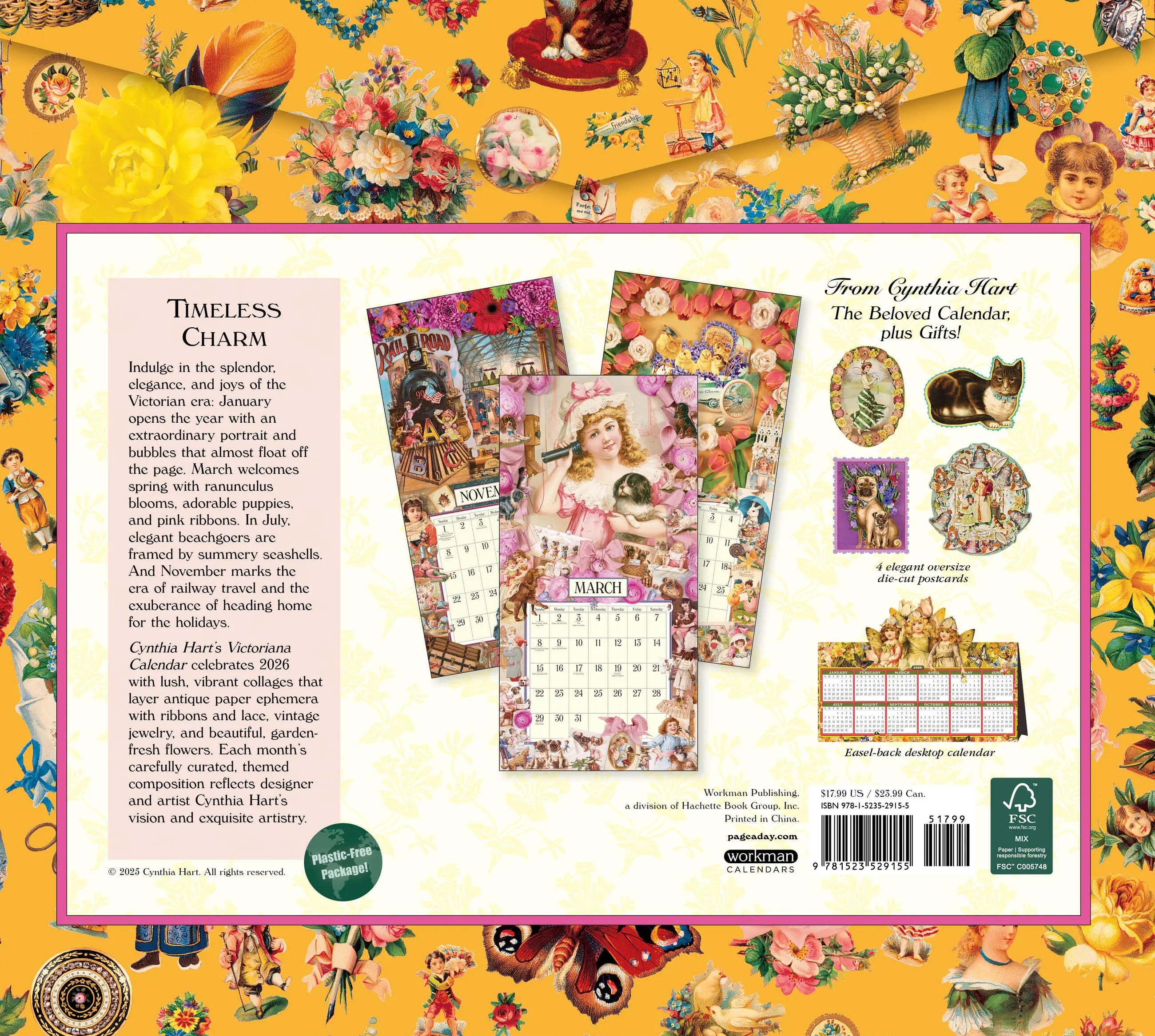 Cynthia Hart's Victoriana 2026 Wall Calendar