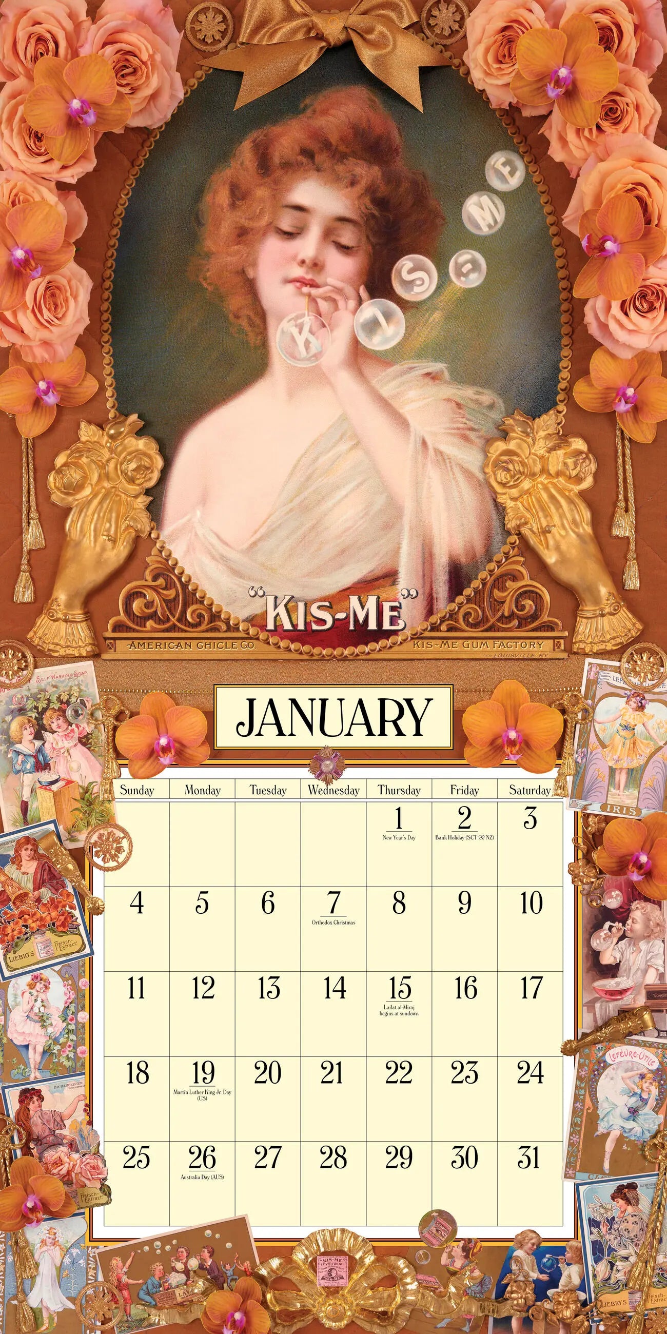 Cynthia Hart's Victoriana 2026 Wall Calendar