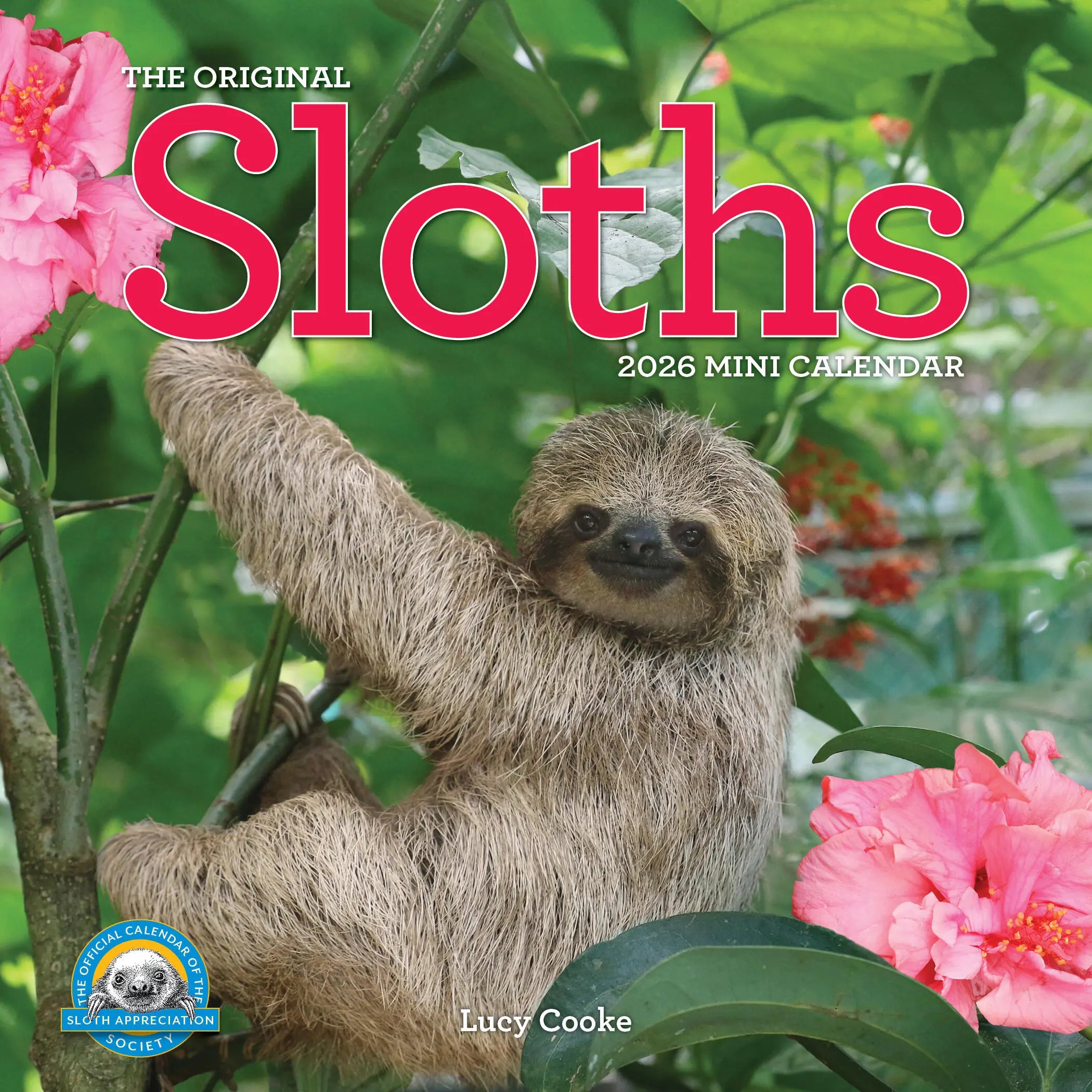 WRK Original Sloths 2026 Mini Wall Calendar