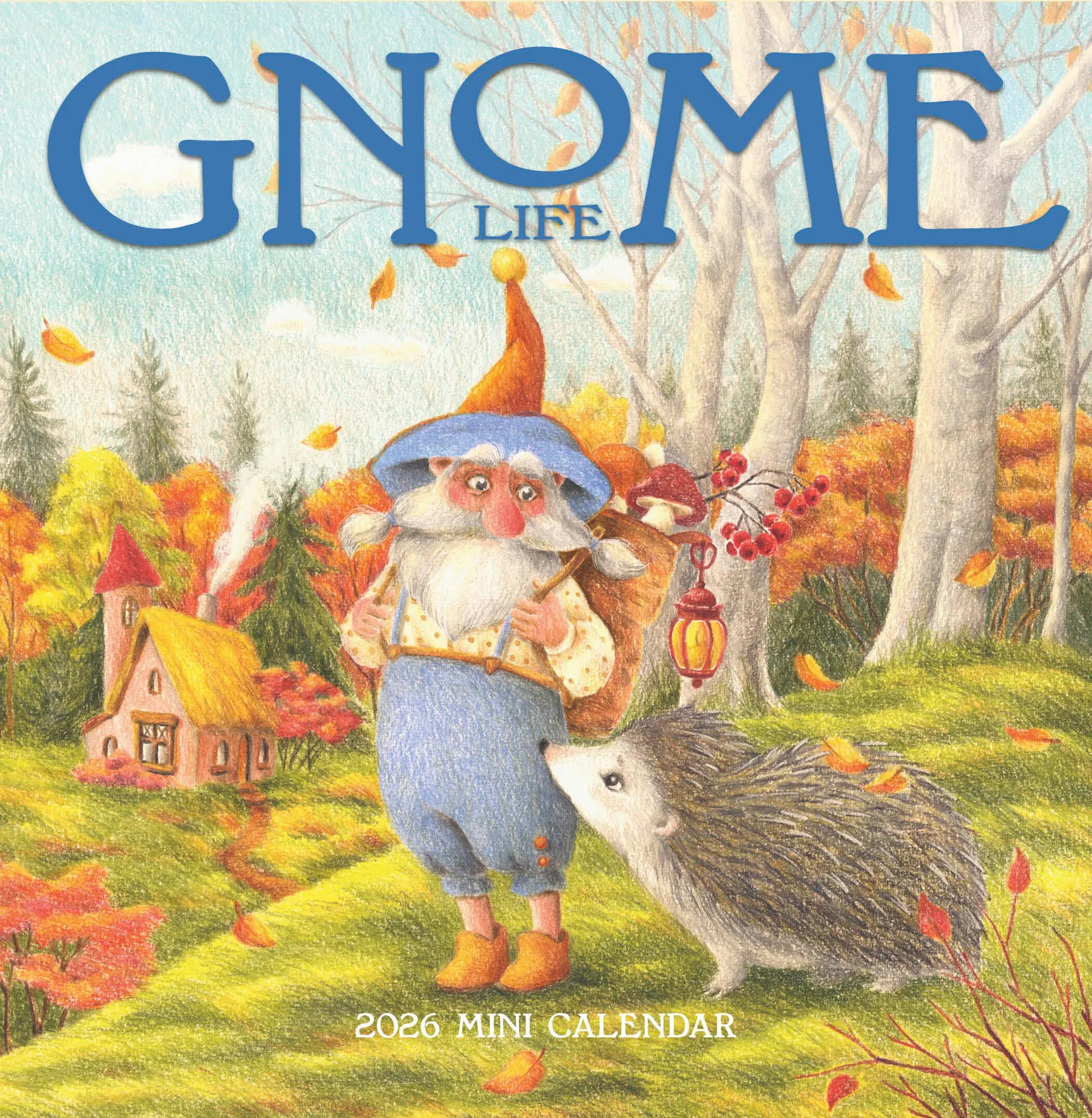 Gnome Life 2026 Mini Wall Calendar