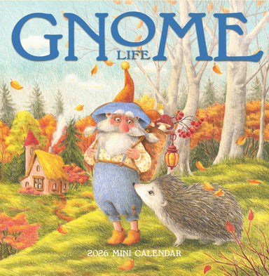 Gnome Life 2026 Mini Wall Calendar
