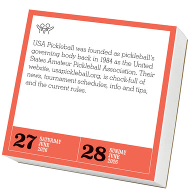 Pickleball is Life! 2026 Page-a-Day Calendar