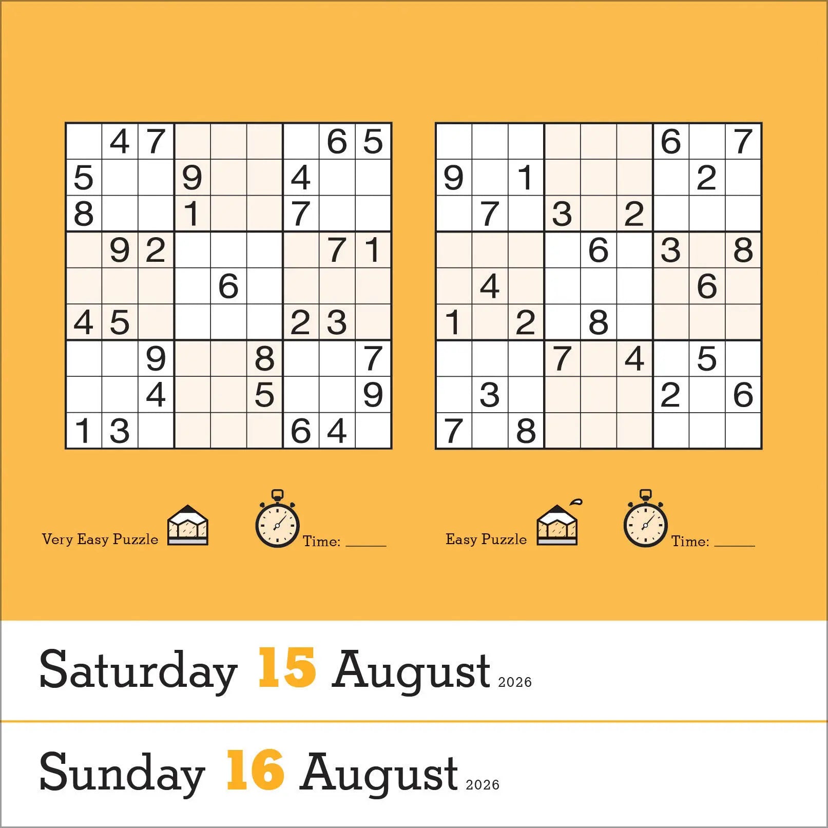 Original Sudoku 2026 Page-a-Day Calendar
