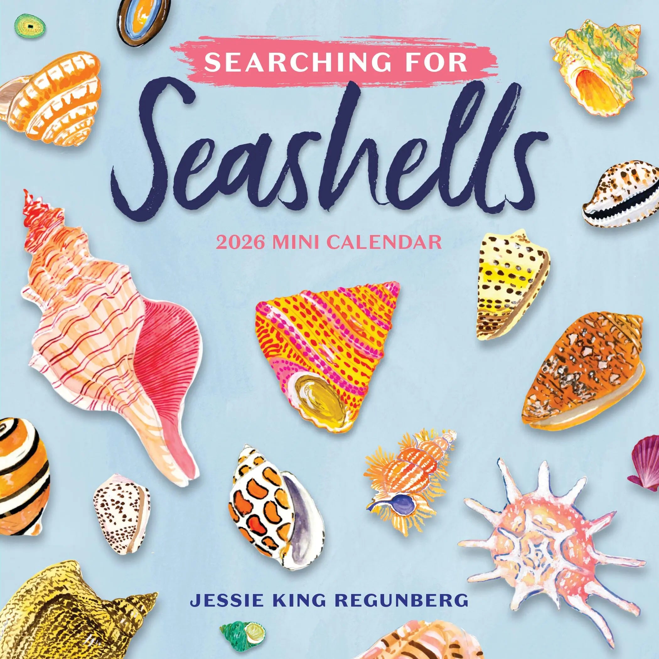 Searching For Seashells 2026 Mini Wall Calendar