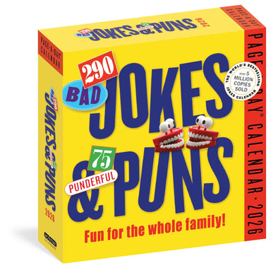 290 Bad Jokes and 75 Punderful Puns 2026 Page-a-Day Calendar