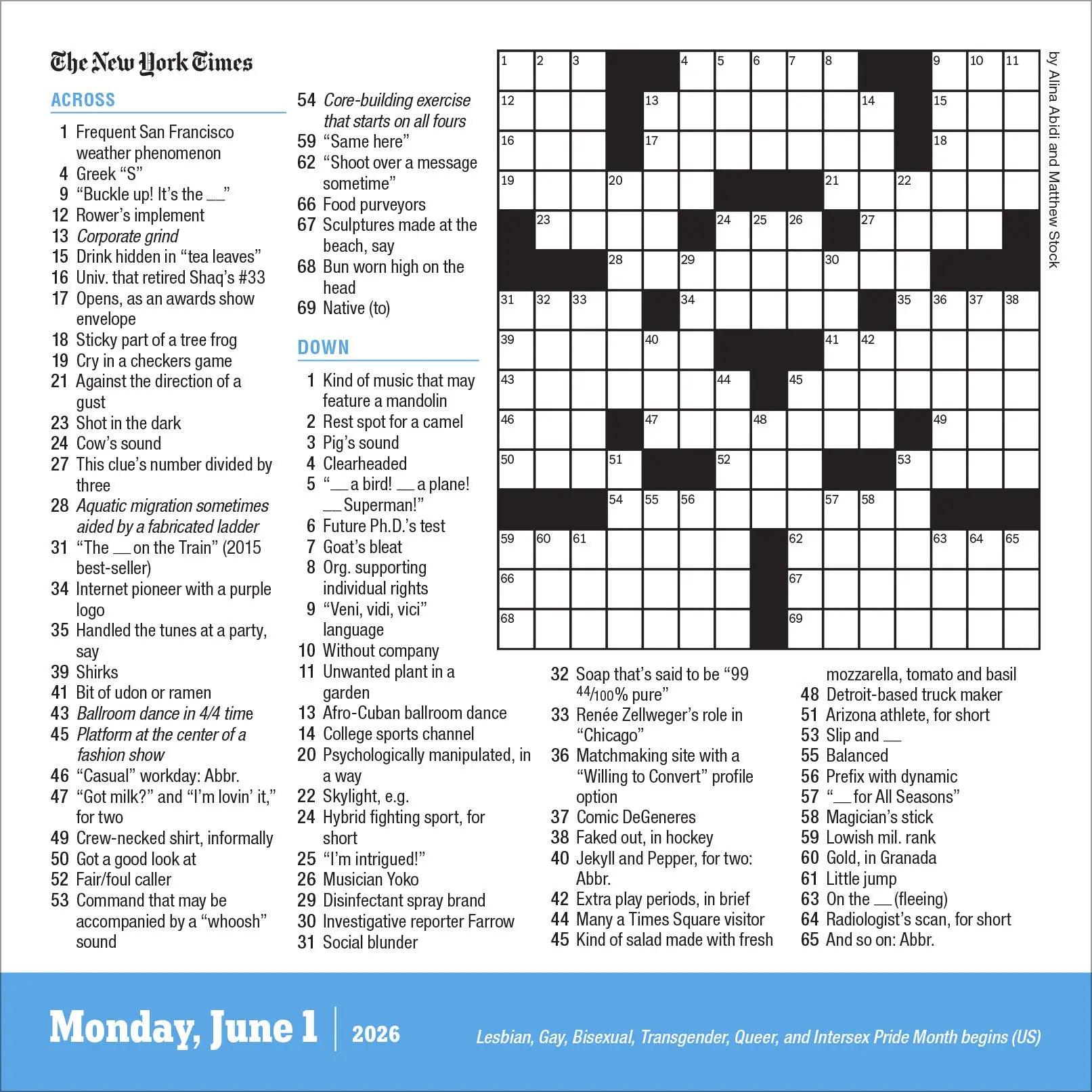 New York Times Crossword 2026 Page-a-Day Calendar