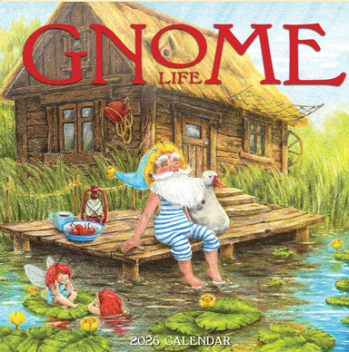 Gnome Life 2026 Wall Calendar