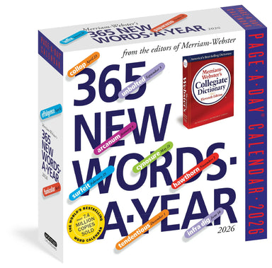 365 New Words-a-Year 2026 Page-a-Day Calendar