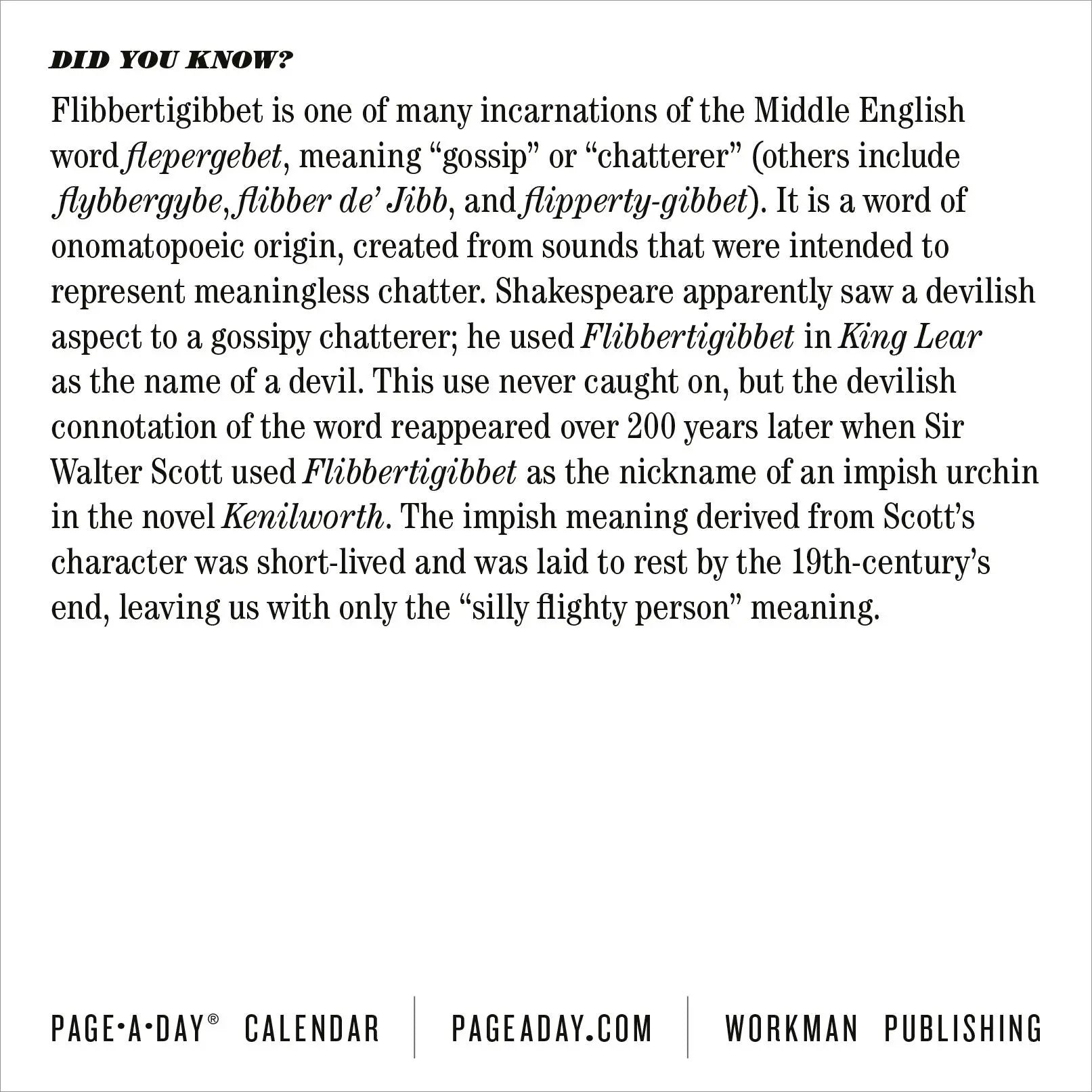 365 New Words-a-Year 2026 Page-a-Day Calendar