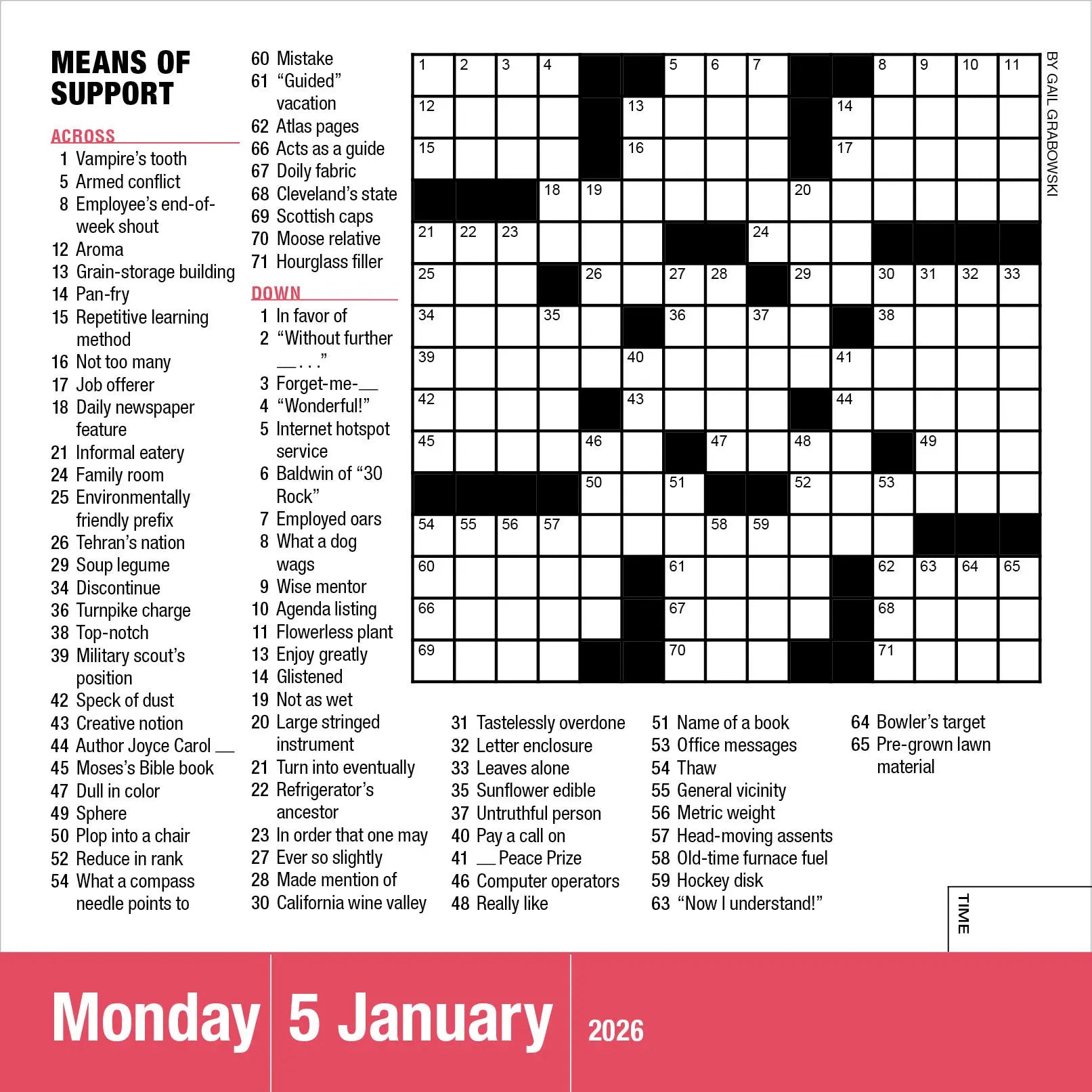Mensa 10-Minute Crossword Puzzles 2026 Page-a-Day Calendar