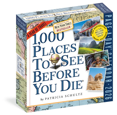 1,000 Places to See Before You Die 2026 Page-a-Day Calendar