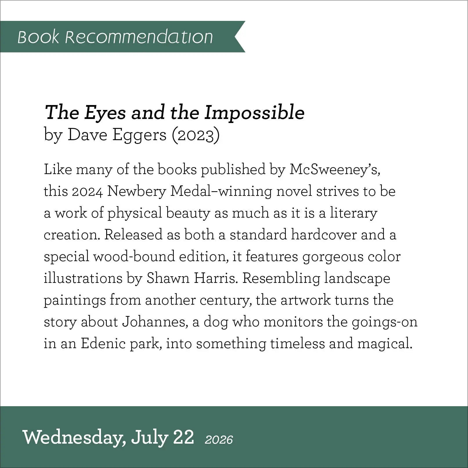 A Book Lover's Year 2026 Page-a-Day Calendar