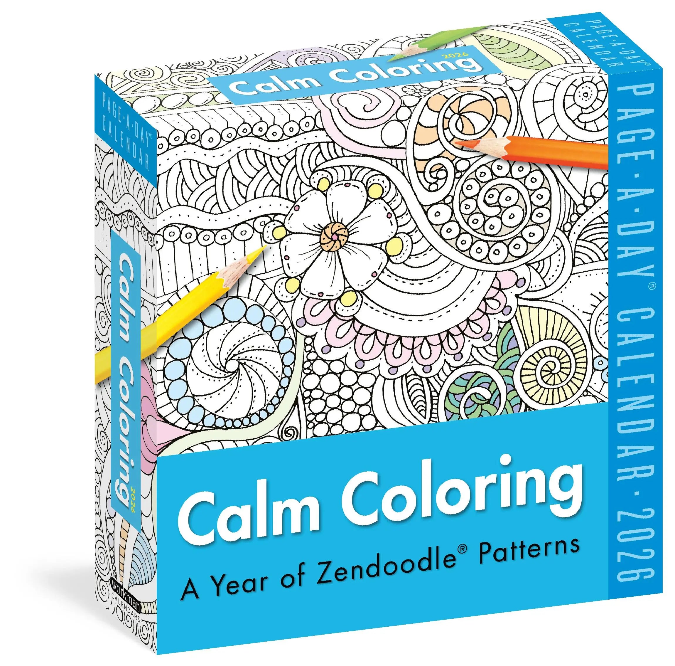 Calm Coloring 2026 Page-a-Day Calendar