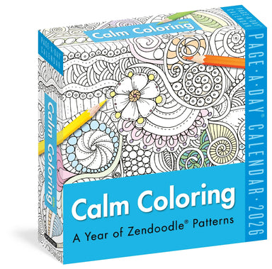 Calm Coloring 2026 Page-a-Day Calendar