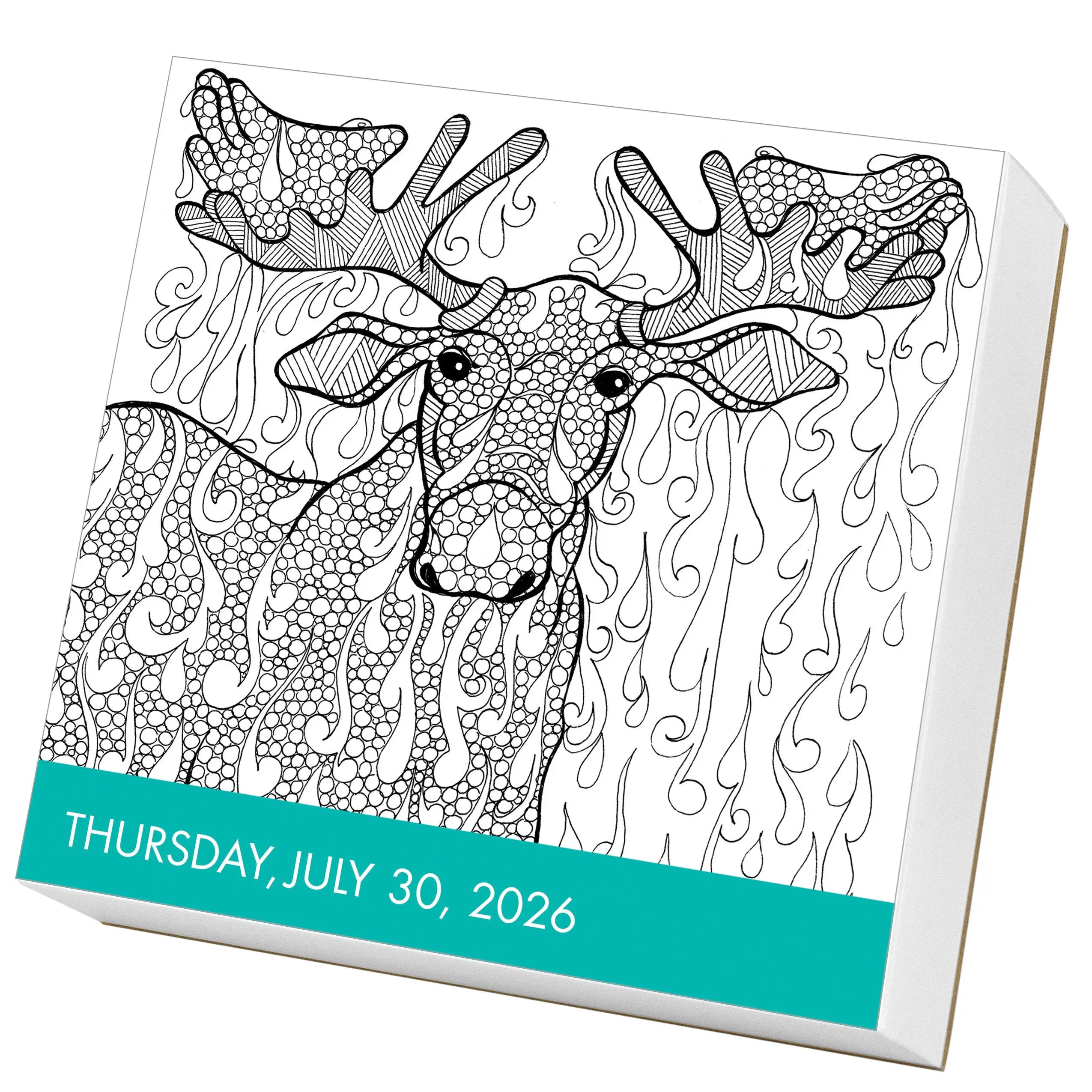 Calm Coloring 2026 Page-a-Day Calendar
