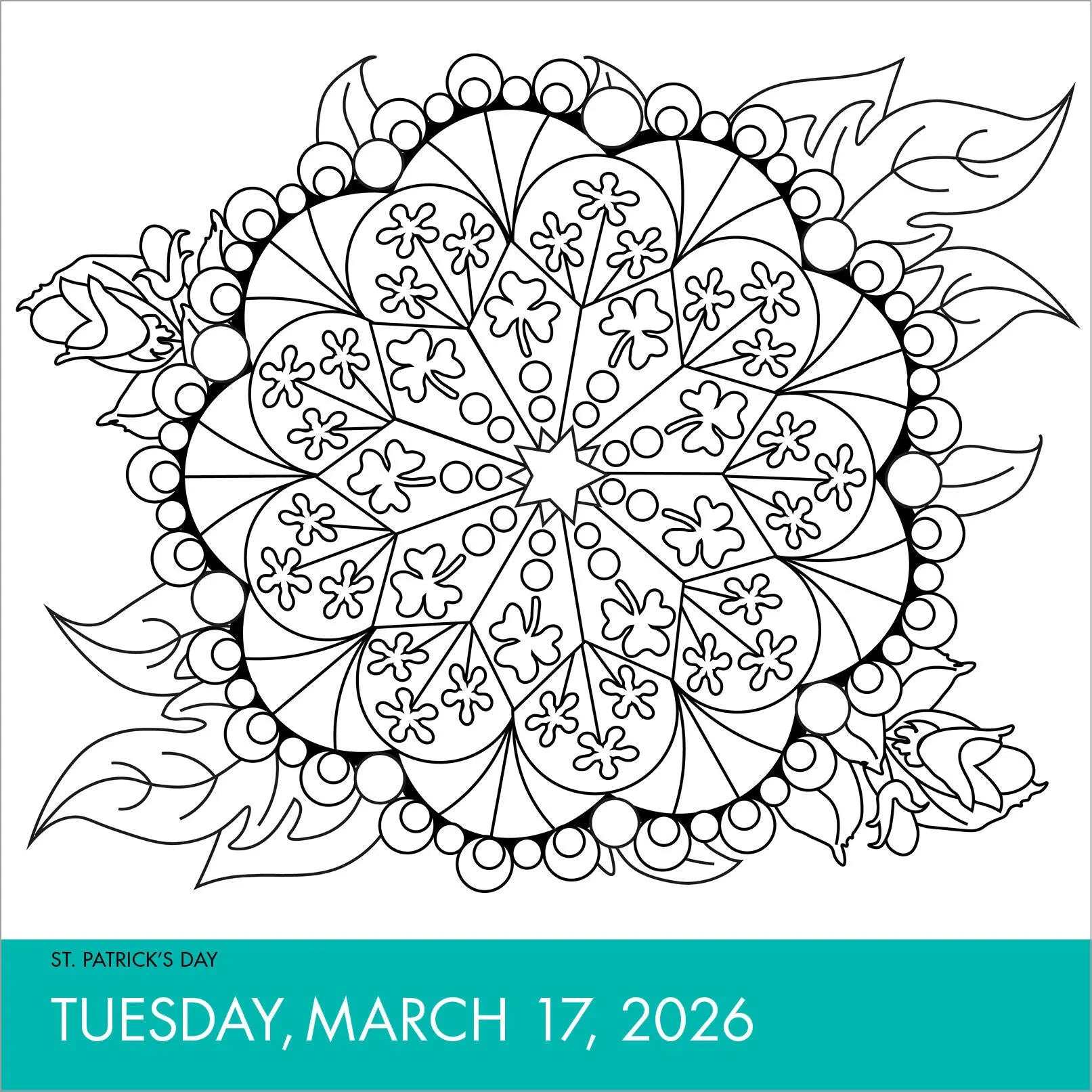 Calm Coloring 2026 Page-a-Day Calendar