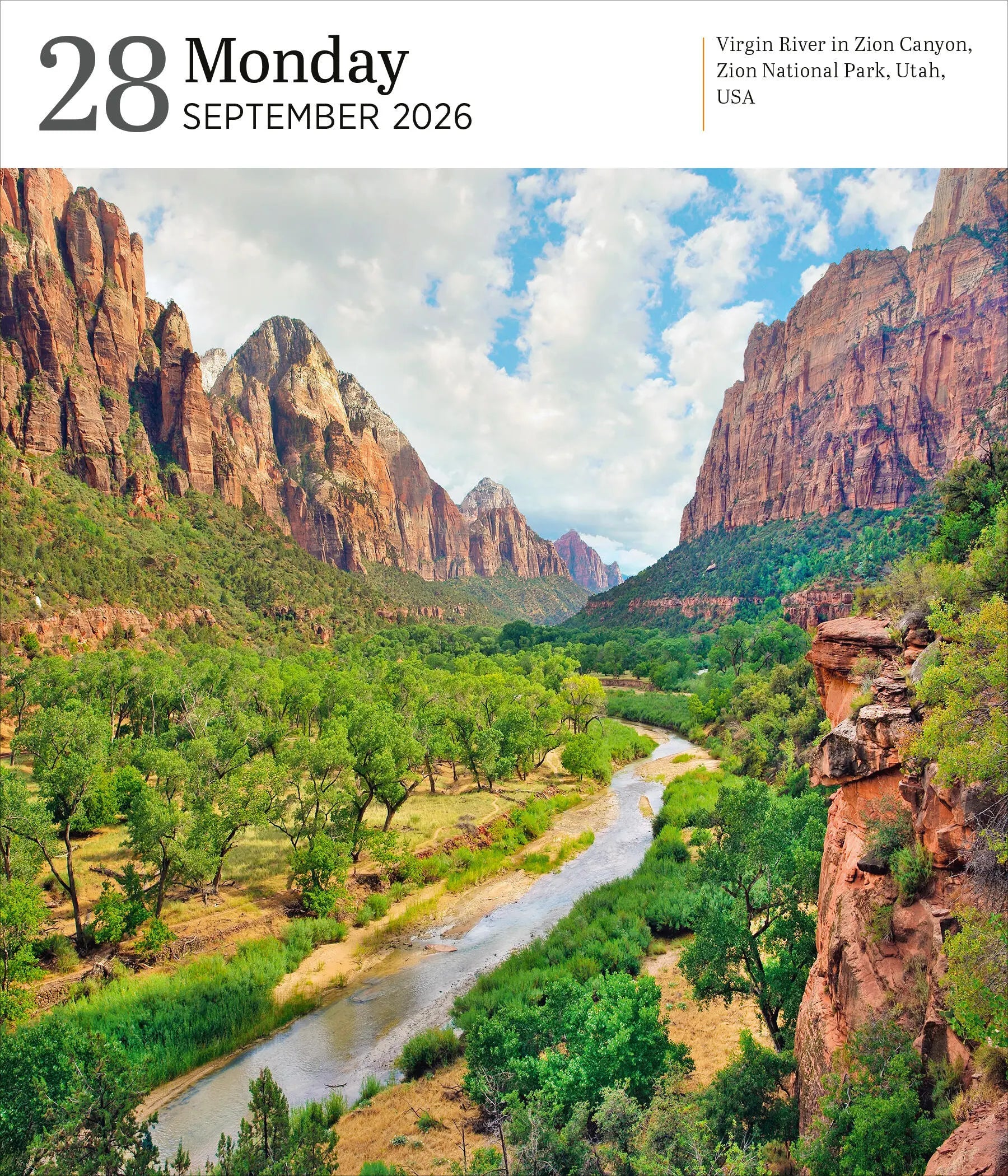 Audubon Nature 2026 Page-to-Day Gallery Calendar