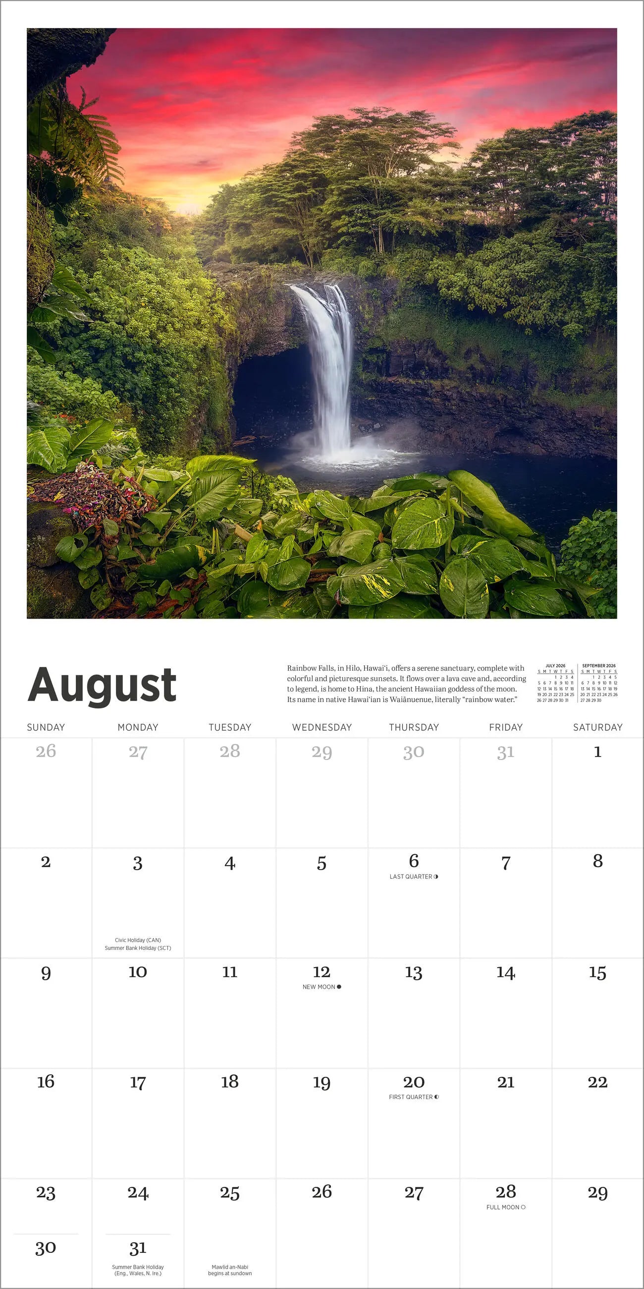 Audubon Nature 2026 Wall Calendar