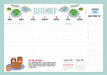 Magnetic Kitchen Companion 2026 Page-a-Week Calendar