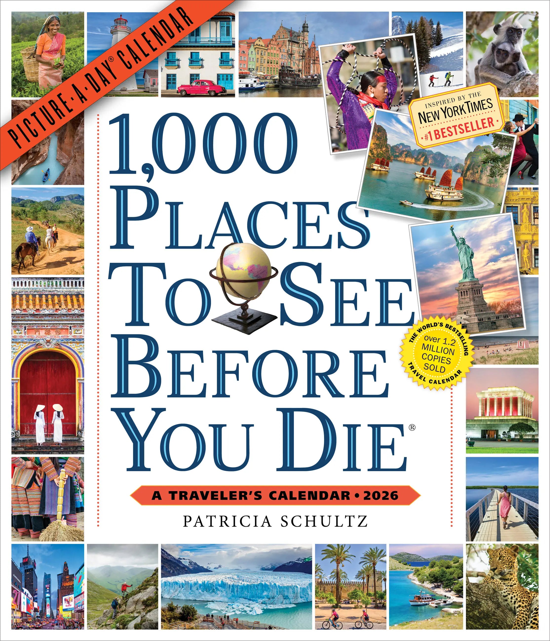 1,000 Places to See Before You Die 2026 Picture-a-Day Wall Calendar