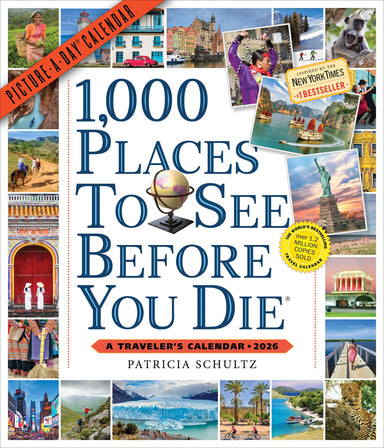 1,000 Places to See Before You Die 2026 Picture-a-Day Wall Calendar