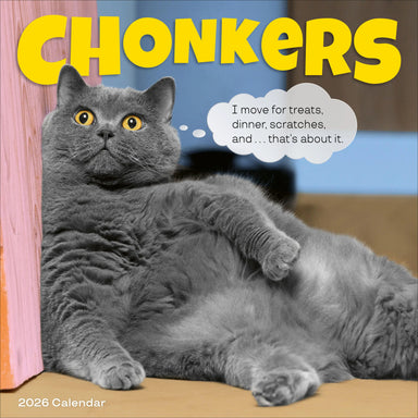 Chonkers 2026 Wall Calendar