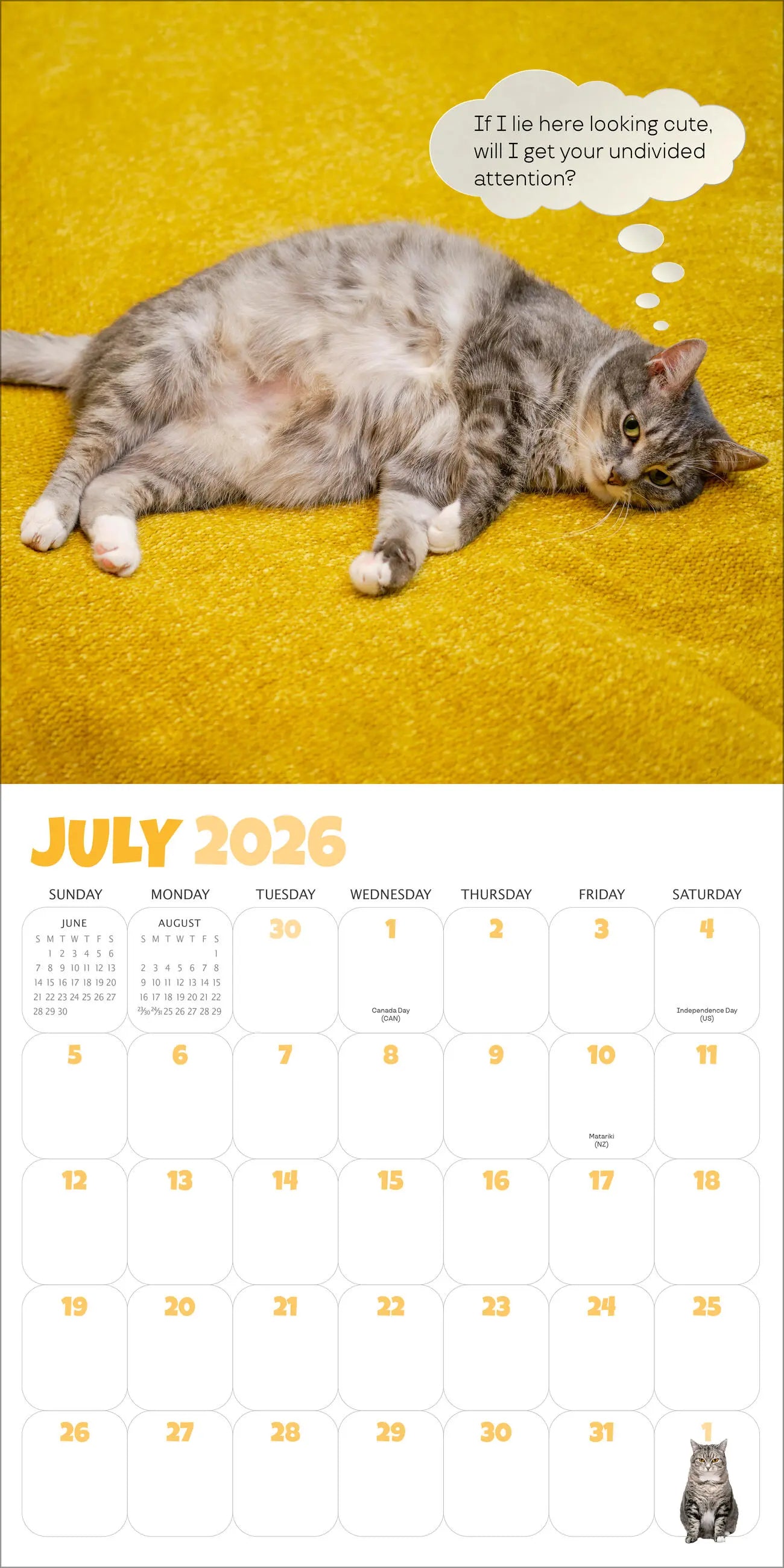 Chonkers 2026 Wall Calendar