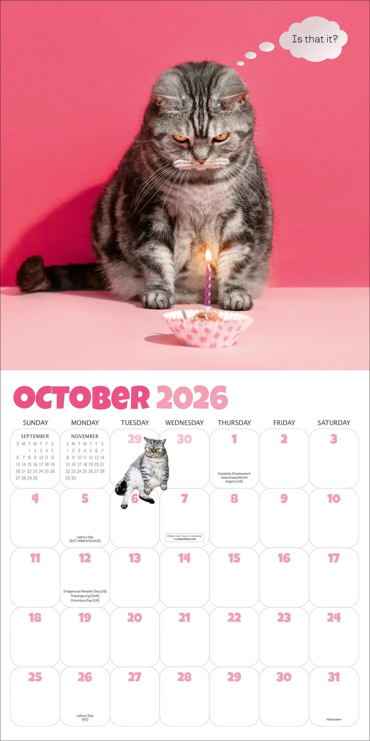Chonkers 2026 Wall Calendar