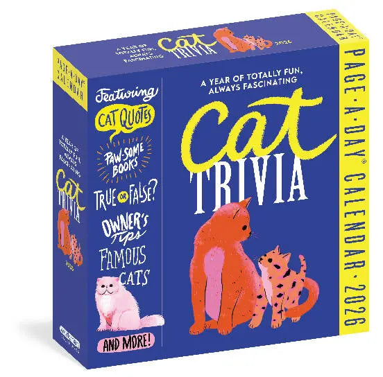 Cat Trivia 2026 Page-a-Day Calendar