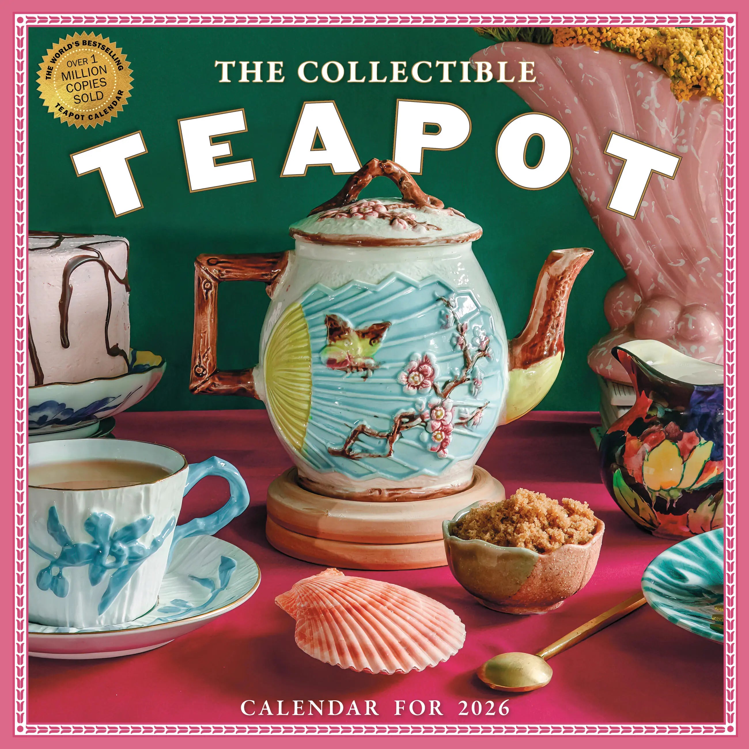 The Collectible Teapot 2026 Wall Calendar