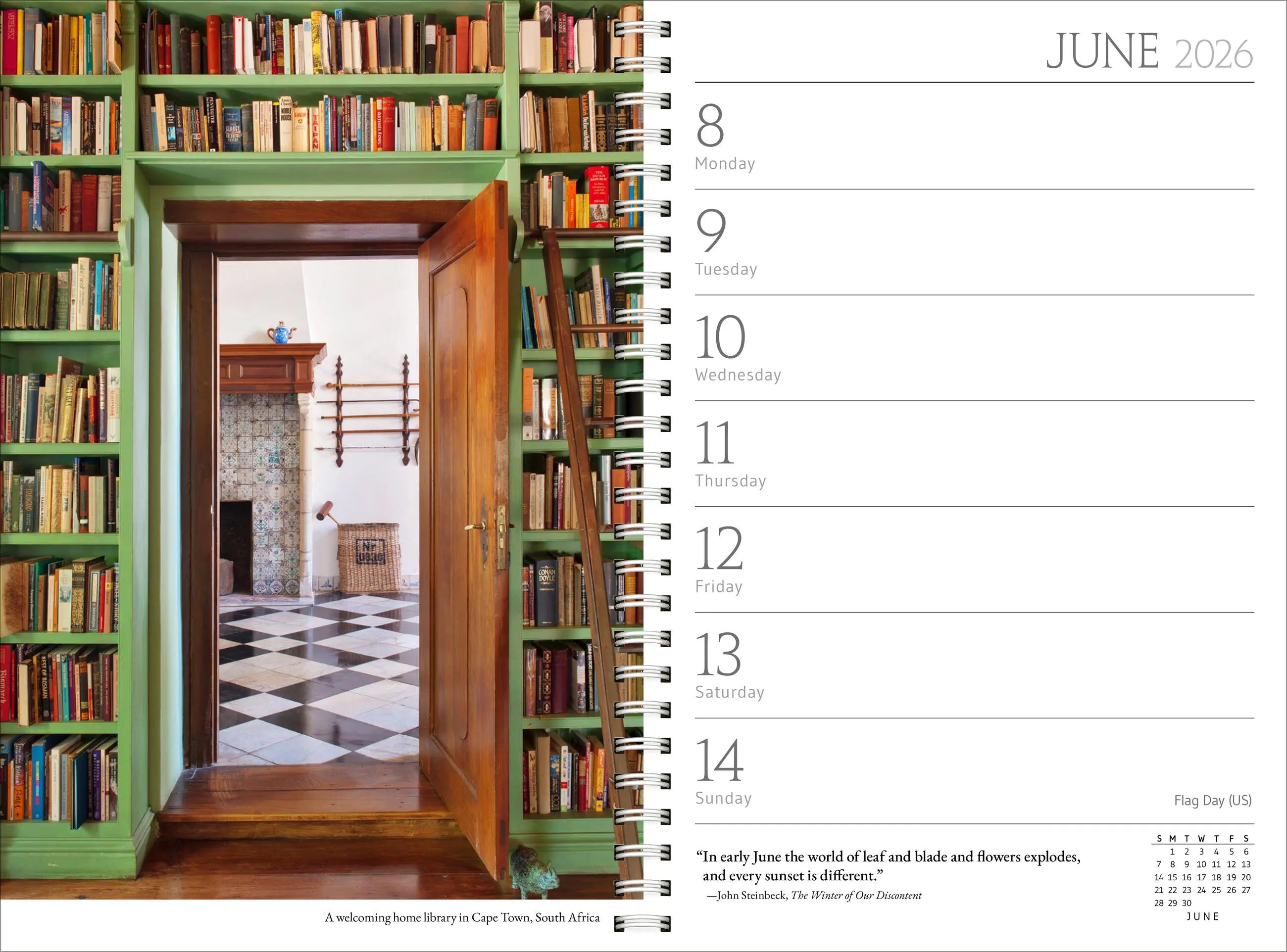 A Book Lover's Year 2026 Engagement Calendar