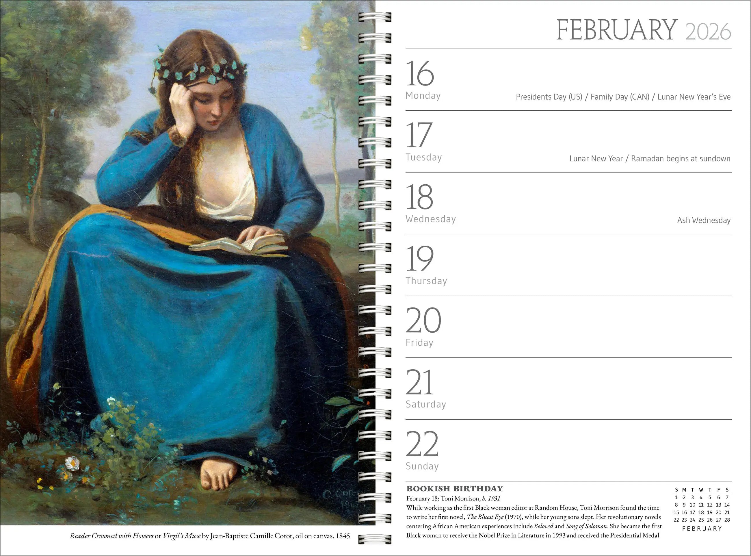 A Book Lover's Year 2026 Engagement Calendar