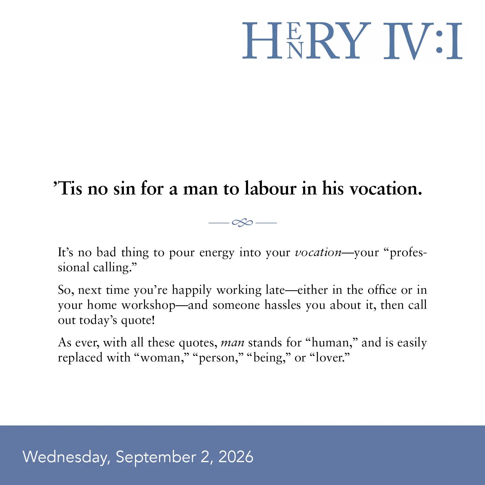 Everyday Shakespeare: Lines for Life 2026 Page-a-Day Calendar