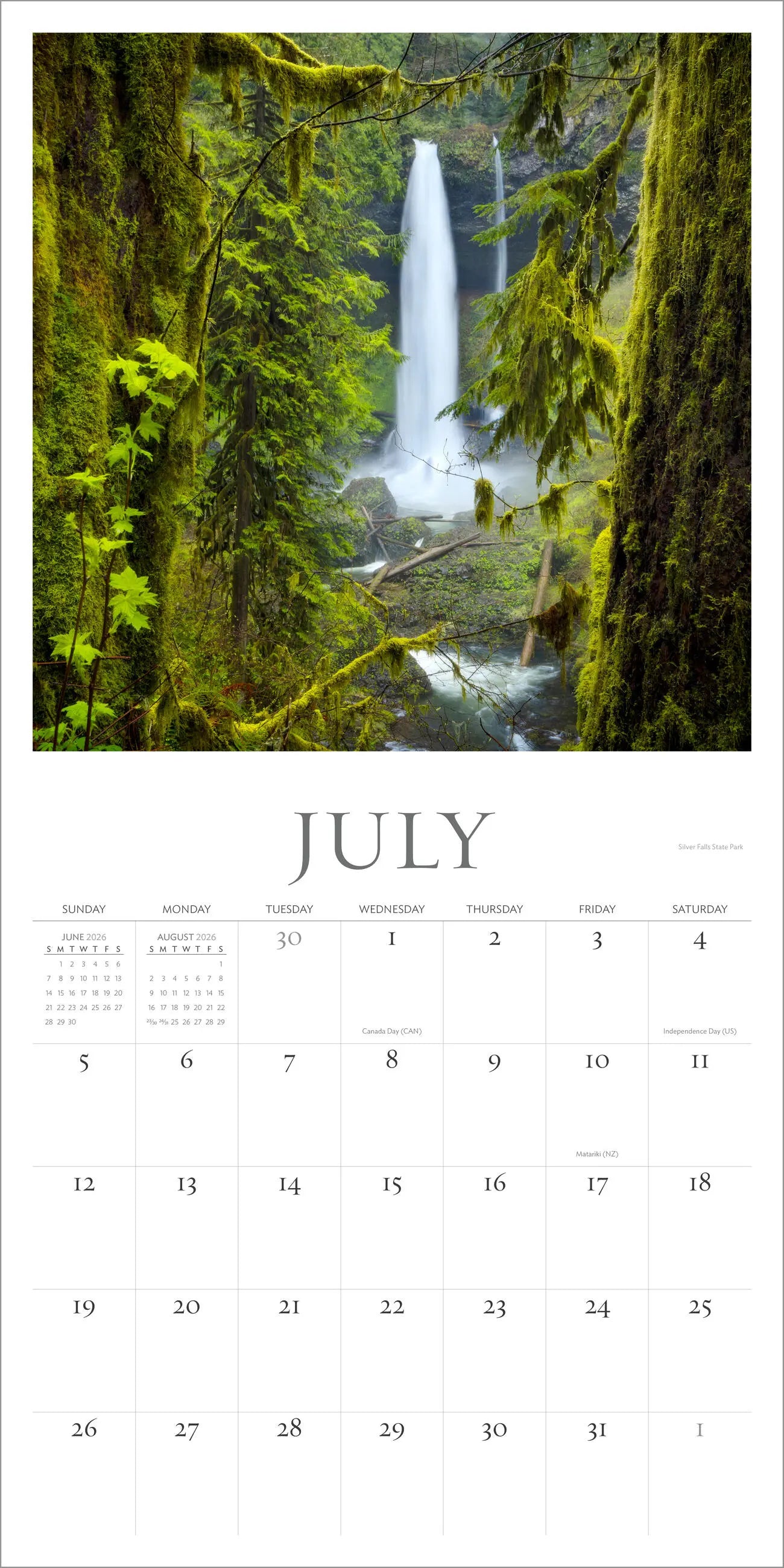 Oregon, My Oregon 2026 Wall Calendar