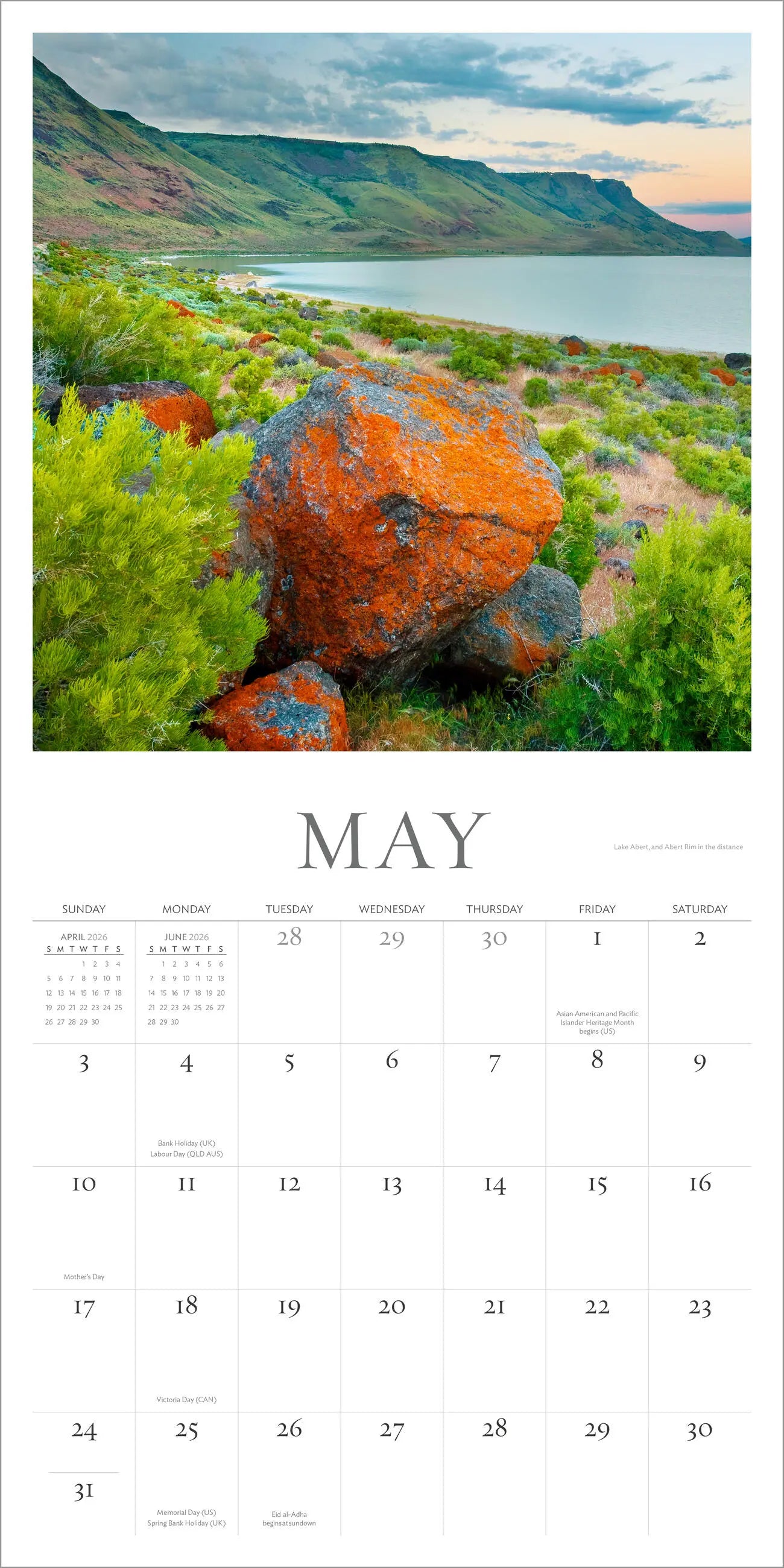 Oregon, My Oregon 2026 Wall Calendar