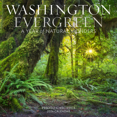 WRK Washington Evergreen 2026 Wall Calendar