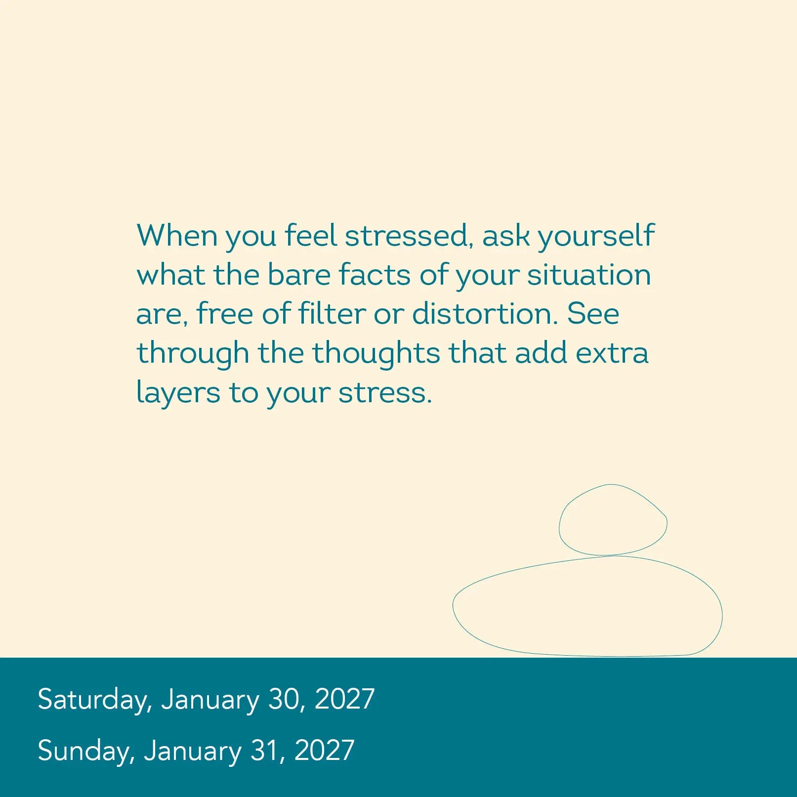 WRK Daily Calm 2027 Page-A-Day® Calendar