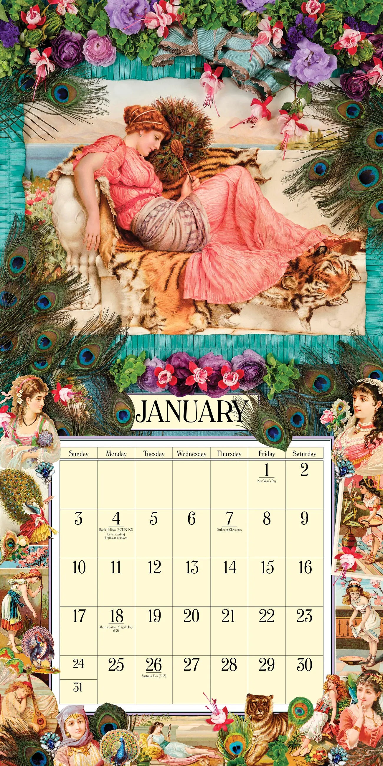 WRK Cynthia Hart’s Victoriana 2027 Wall Calendar