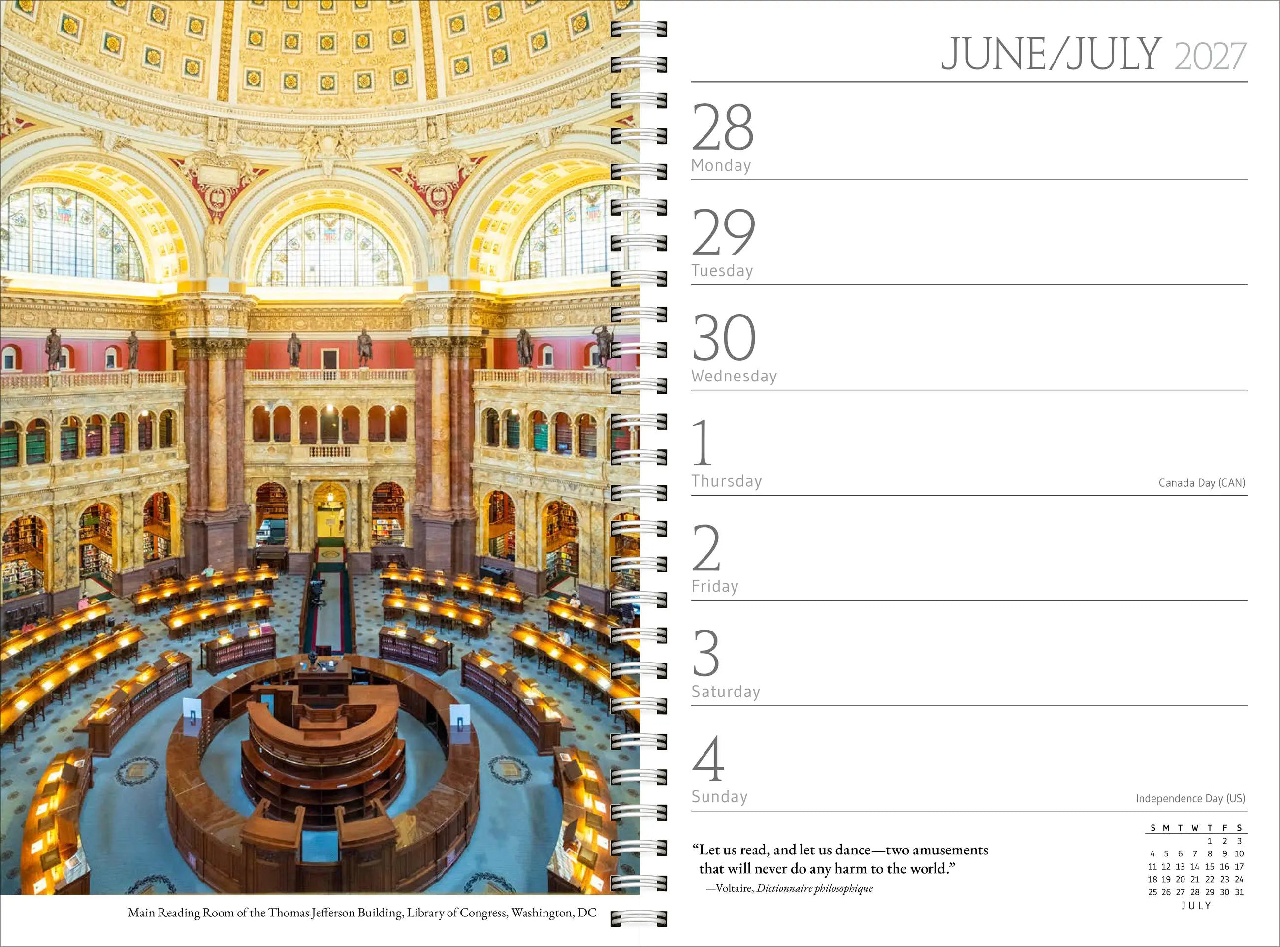 WRK A Book Lover’s Year Engagement Calendar 2027